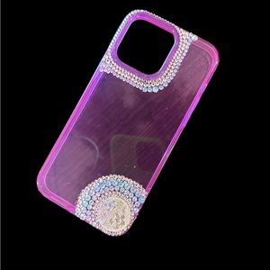 custom jeweled case for iphone pro max 14